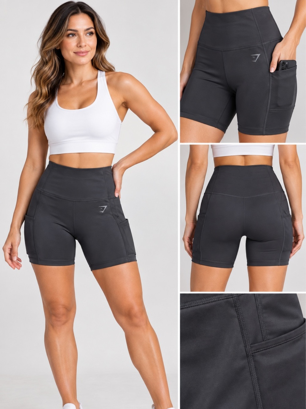 Gymshark Pocket Shorts Athletic Black Medium